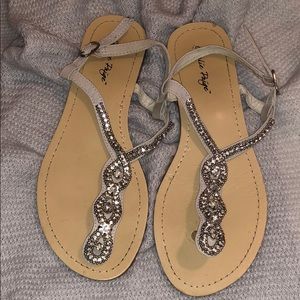 Jeweled sandals